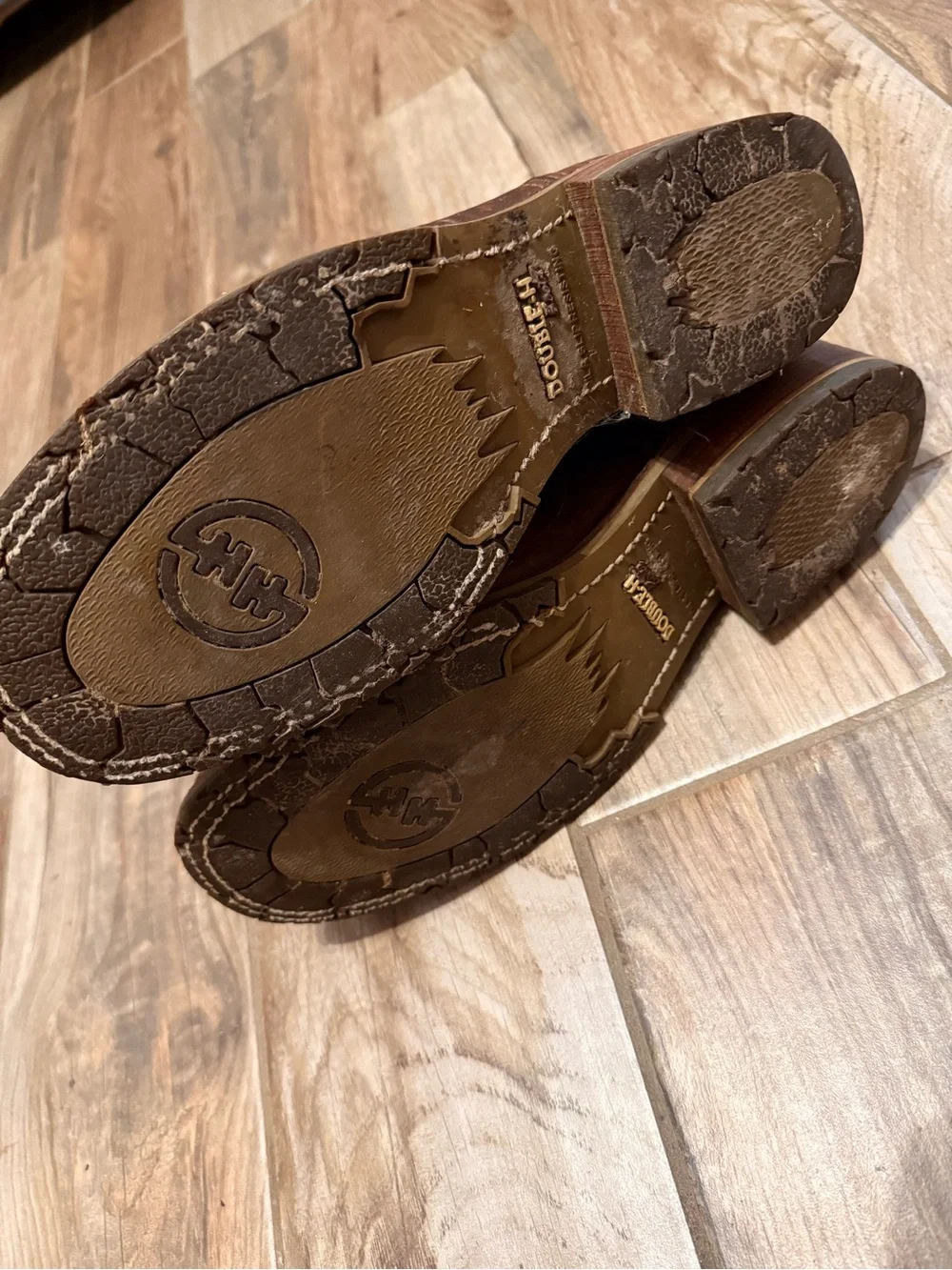 Double-H Men's Square Steel Toe Western Boots
